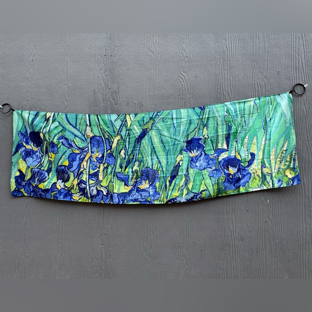 Van Gogh’s Iris in Landscape Scarf